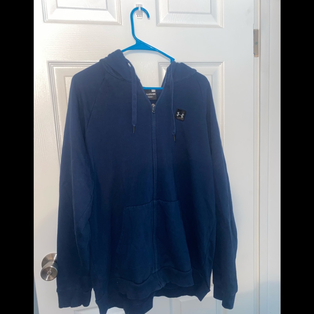 Navy Under Armor zip up